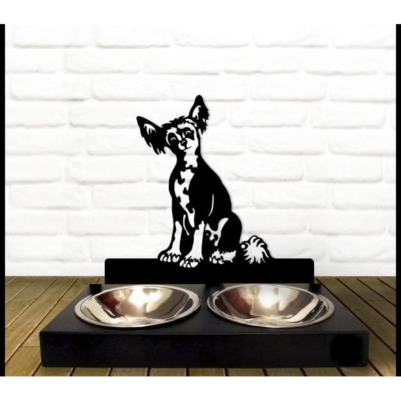 Personalized Pet Bowl With Stand Cat Dog Bowl Stand Custom DogCat Bowl Pet Bowl Holder Metal Dog Bowls 0