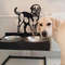 Custom Dog Cat Pet Bowl Personalized Metal Food Water BowlsLabrador Retriever Gift For Dog Breeders Dog Food Bowl Person 1