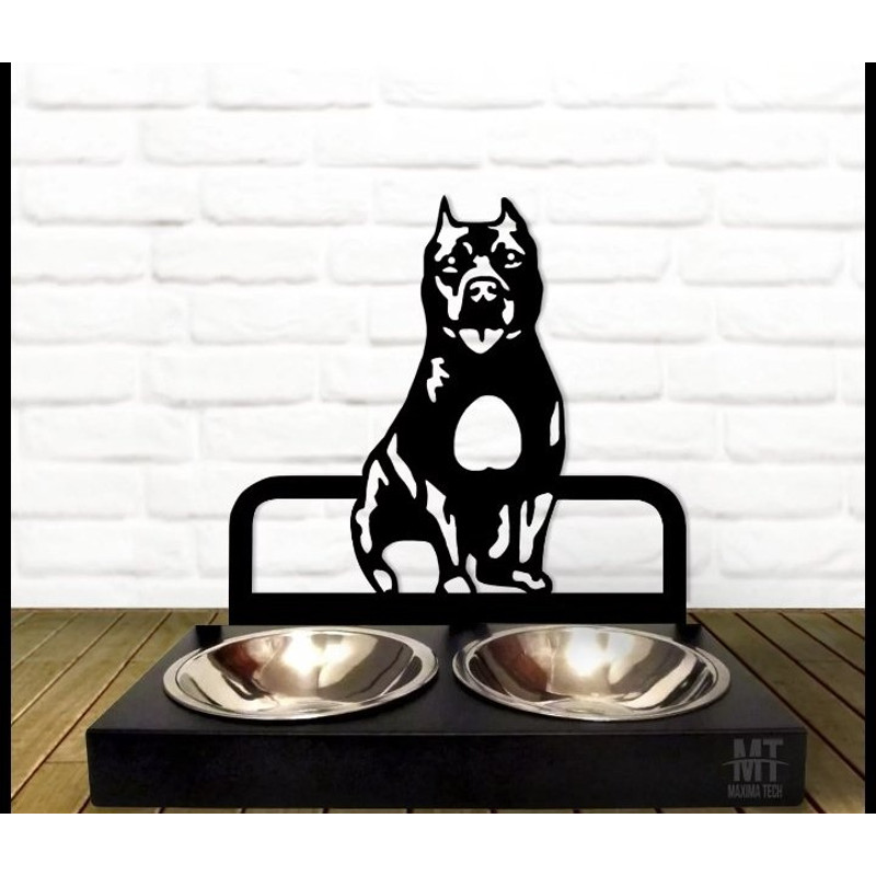 Bowl StandPersonalized Dog Bowl American Staffordshire Terrier Dog BreedCustom Dog Bowl 1