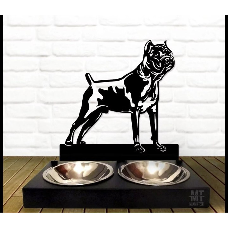 Bowl StandPersonalized Dog Bowl Cane Corso Dog BreedCustom Dog BowlCustom Dog Cat Pet Bowl Personalized Metal Food 0