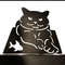 Raised Cat Bowl Modern Metall Raised Cat Stand Cat Feeding Station With 2 Bowls Cat Bowl Medium Dog British Shorthair 0