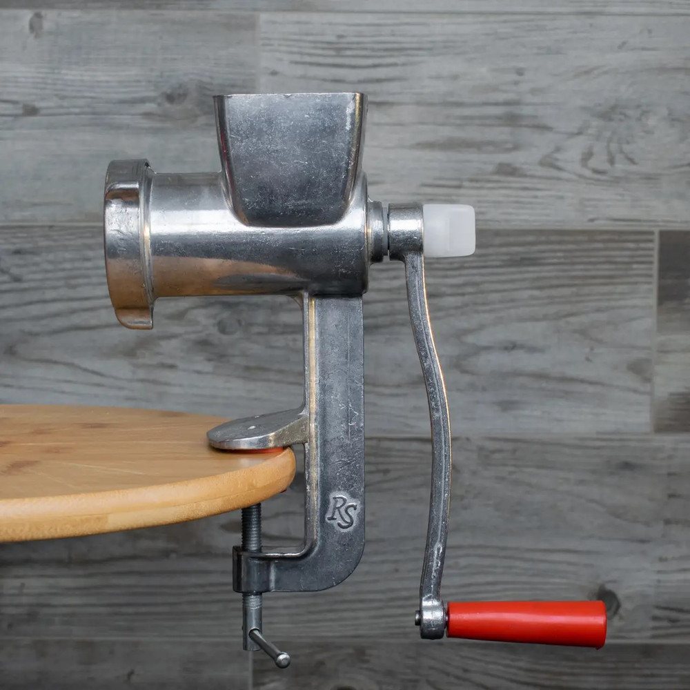 NEW Manual Meat Grinder Tabletop Hand Crank Mincer Myasorubka Ukraine square 1