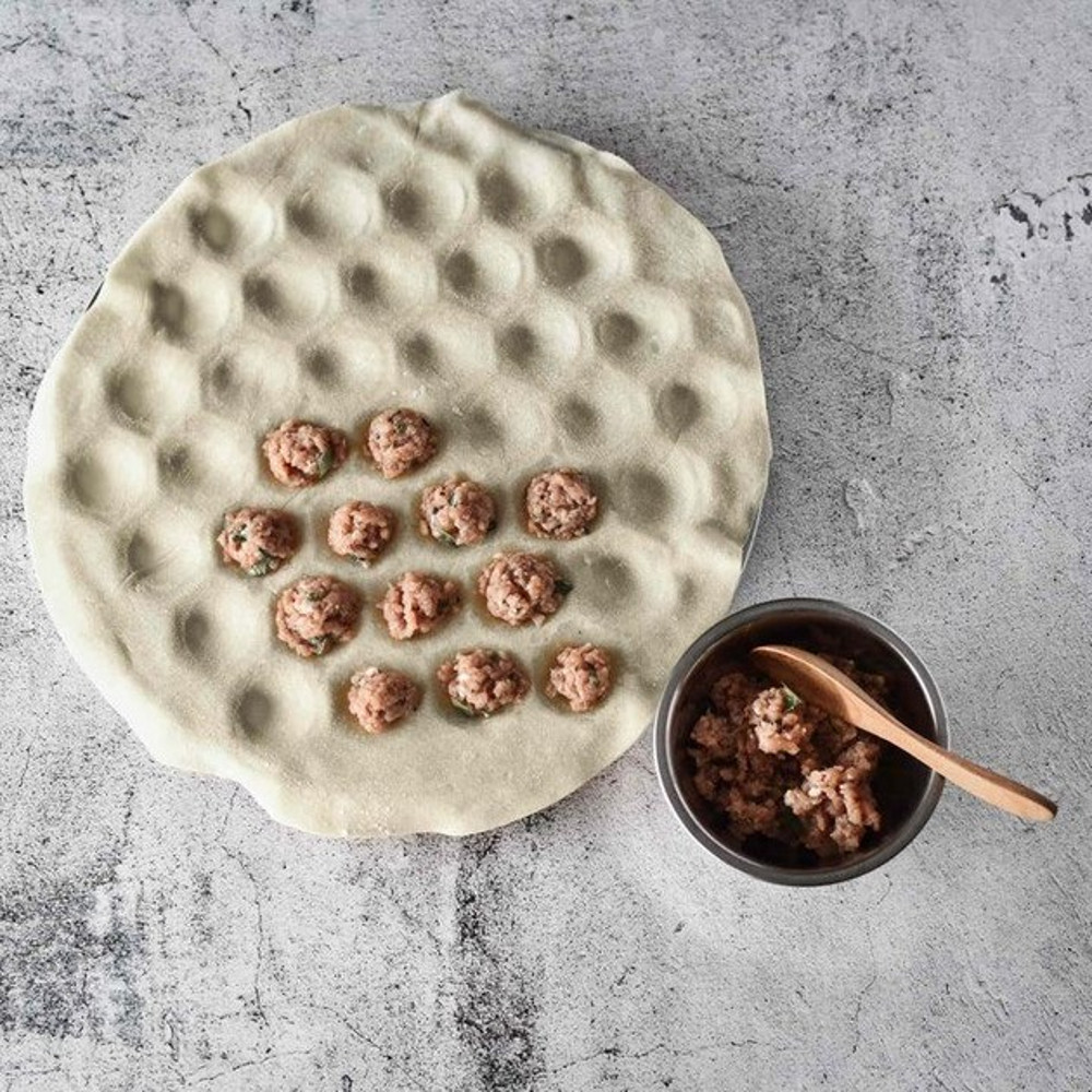 ALUMINIUM Pelmennica Ukrainian Pelmeni Mold Pelmennitsa DumplingsRavioli Maker 7