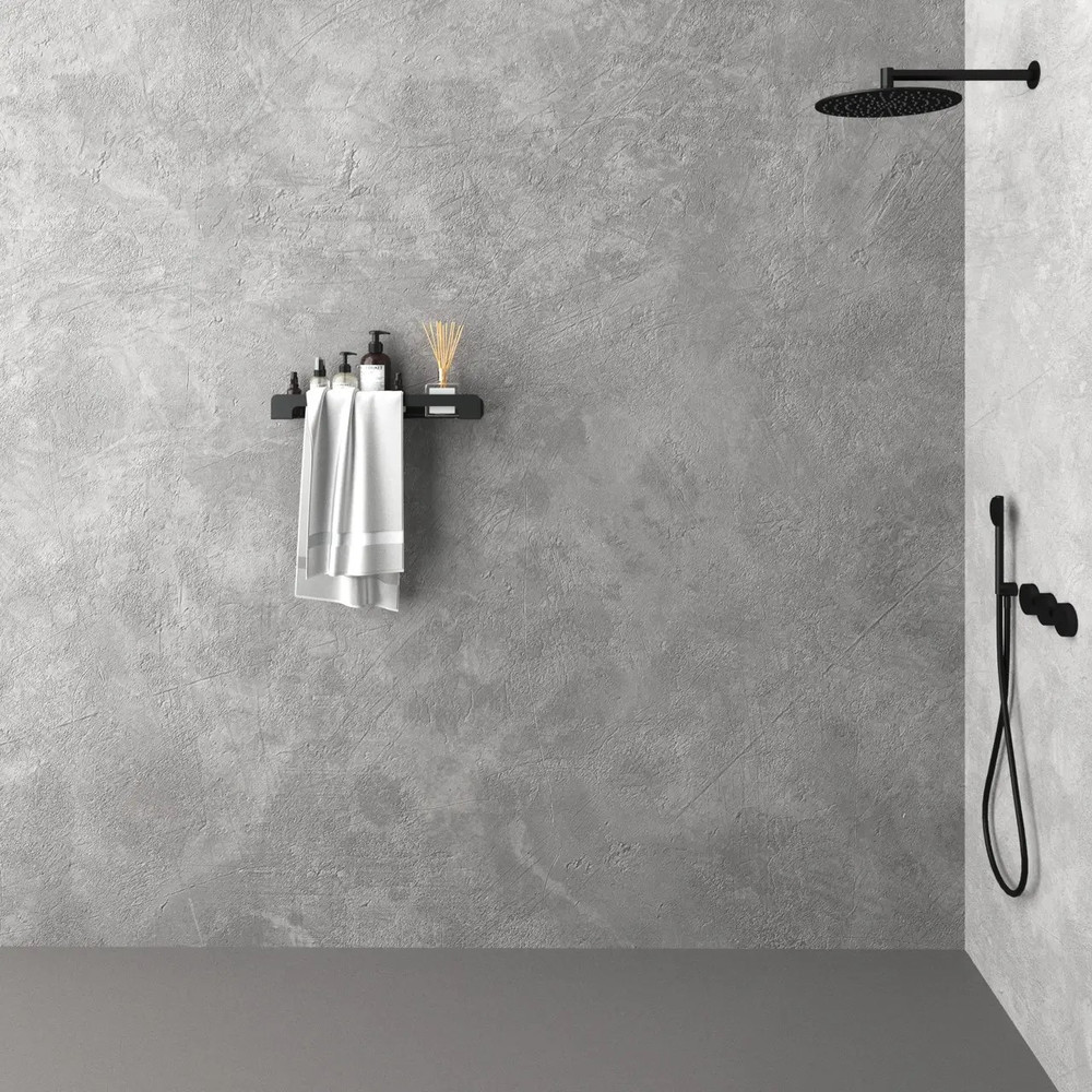 Modern Bathroom Shelf With Towel Rack Minimalist Bathroom Organizer Shelf Towel Holder Shelf Bathro 4