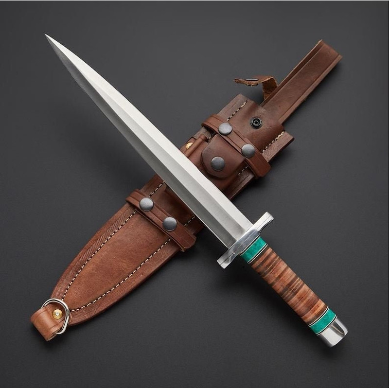 Best Handmade Corban Steel Knife With Leather Cover Custom Made Knife Best Gift For Men Best For Christmas Gift 0