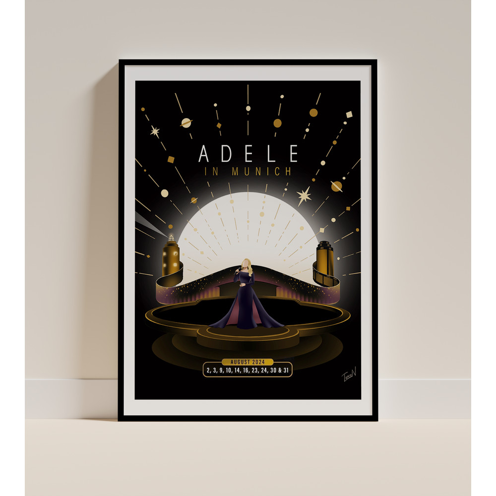 Adele In Munich 0203 August 2024 Poster 0