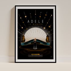 adele in munich 9-10 august 2024 poster