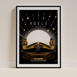 adele in munich 23-24 august 2024 poster