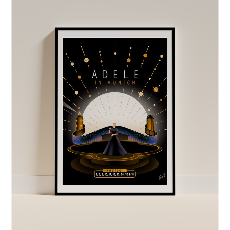 Adele In Munich 3031 August 2024 Poster 0
