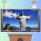 Downloadable Digital Art Of Christ The Redeemer With A Stunning Background Elegant Oil Painting For TV 2