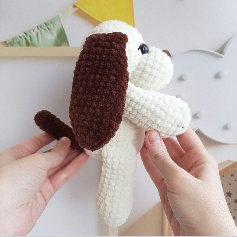 Crochet PATTERN Dog Amigurumi Tutorial PDF In English Crochet Puppy Crochet Pattern PDF Christmas G 5