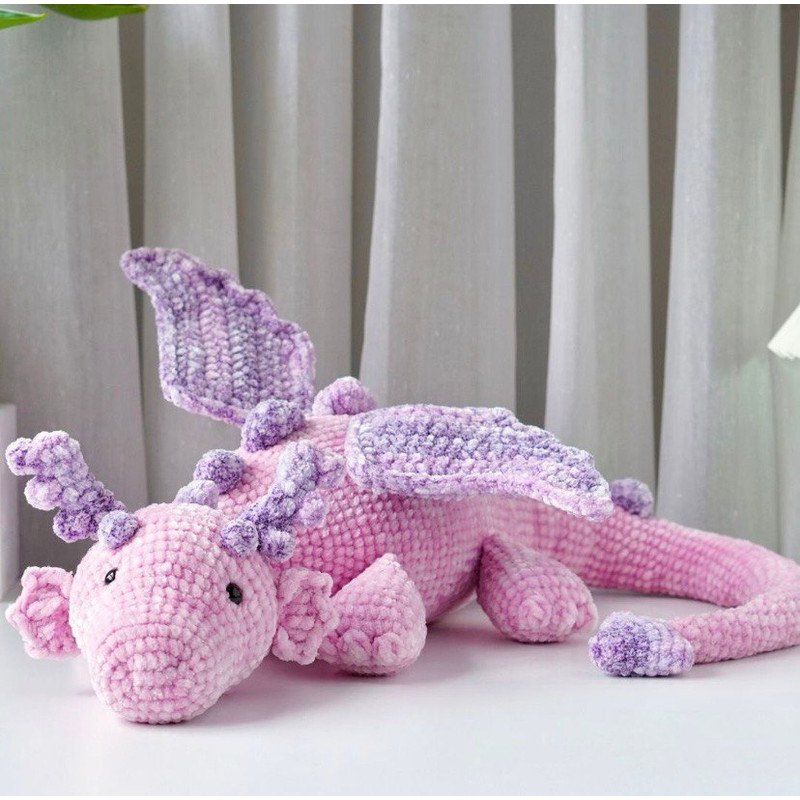 Fairy Dragon Amigurumi Crochet Pattern Amigurumi Crochet Pattern Crochet Dragon Pattern PDF Crochet 1