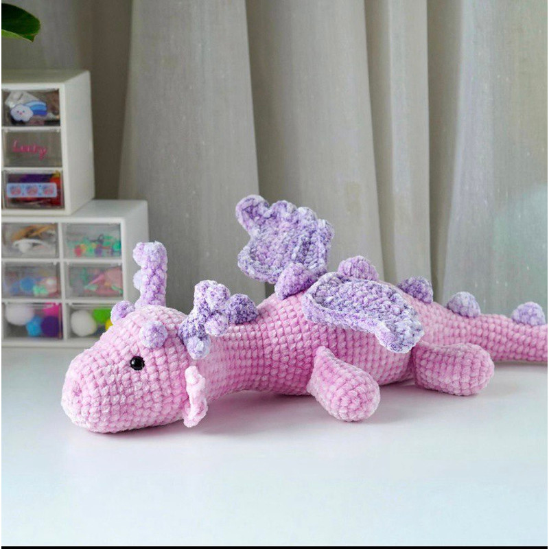 Fairy Dragon Amigurumi Crochet Pattern Amigurumi Crochet Pattern Crochet Dragon Pattern PDF Crochet 2