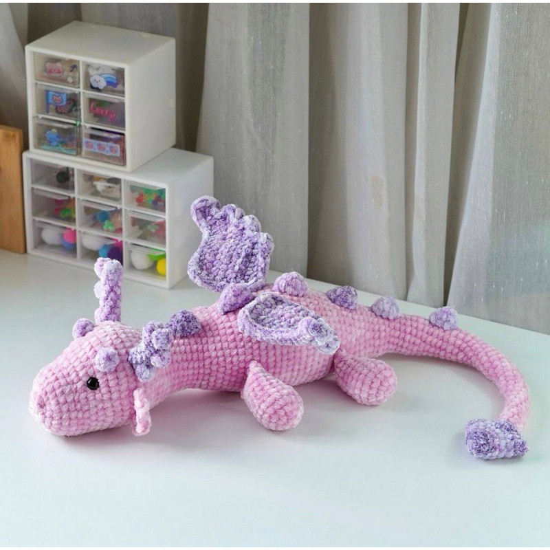 Fairy Dragon Amigurumi Crochet Pattern Amigurumi Crochet Pattern Crochet Dragon Pattern PDF Crochet 3