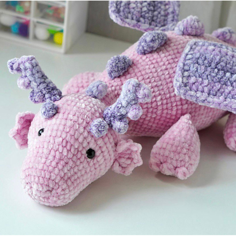 Fairy Dragon Amigurumi Crochet Pattern Amigurumi Crochet Pattern Crochet Dragon Pattern PDF Crochet 4