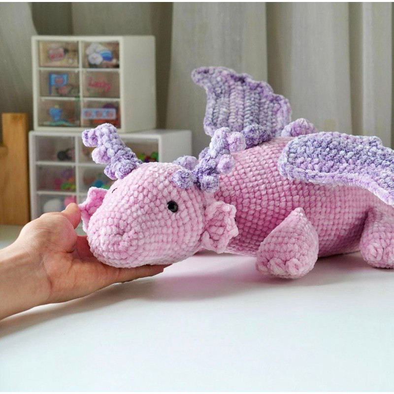 Fairy Dragon Amigurumi Crochet Pattern Amigurumi Crochet Pattern Crochet Dragon Pattern PDF Crochet 5