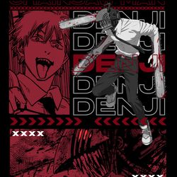 DTF PRINT ANIME CHAINSAWMAN DESIGN