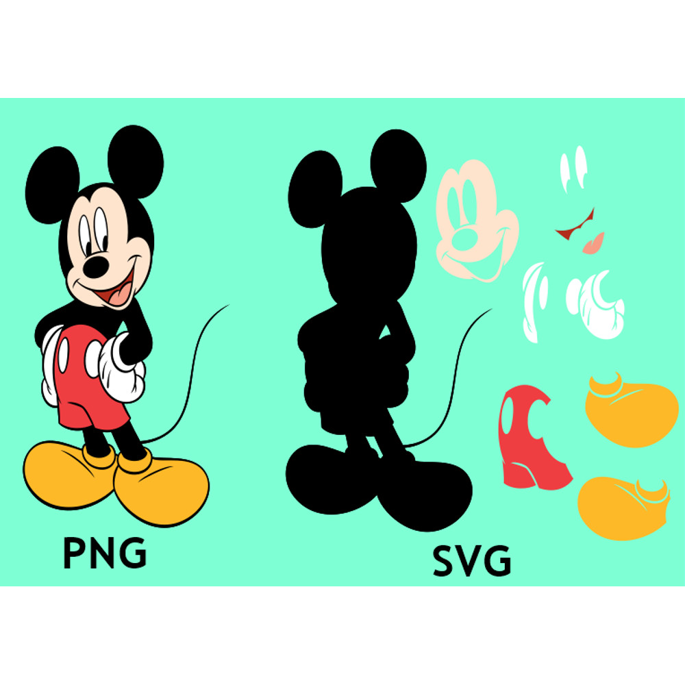 Mickey Mouse SVGPNG 1
