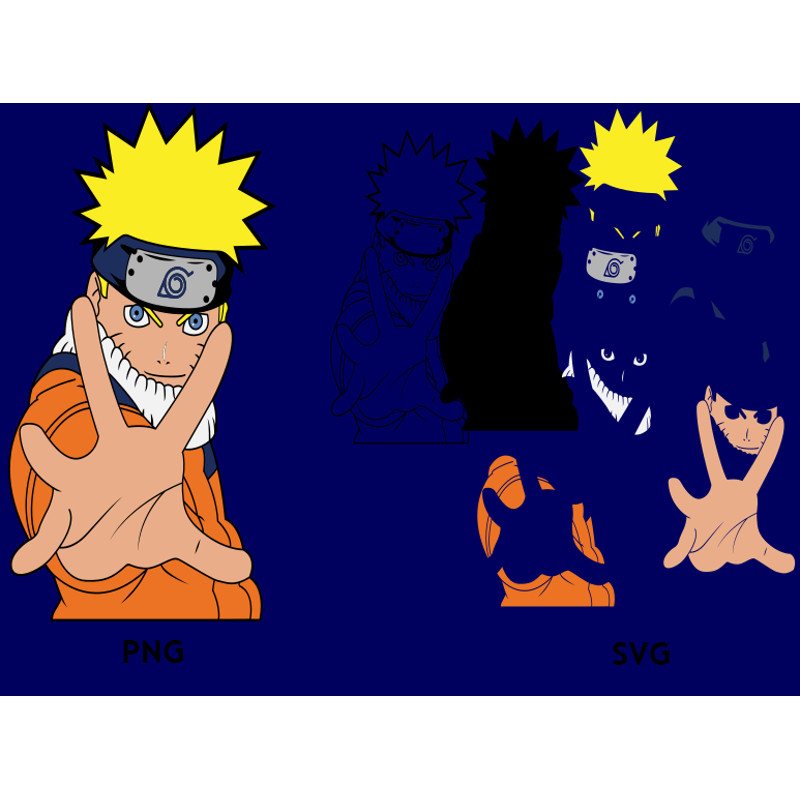 Naruto Cool Designs PNG SVG 0