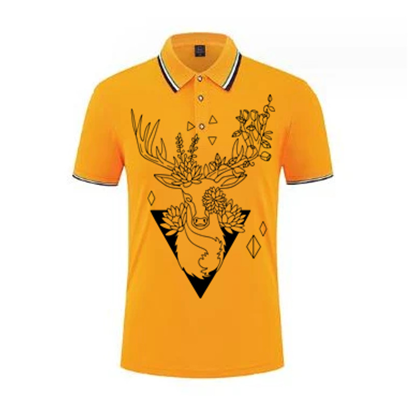 Hand Drawn Deer With Flowers PNGSVG Logo 1