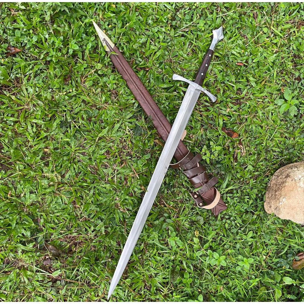 Great Viking Sword 29 Straight Long Sword 5160 Carbon Steel Sword Gifts For Him 4