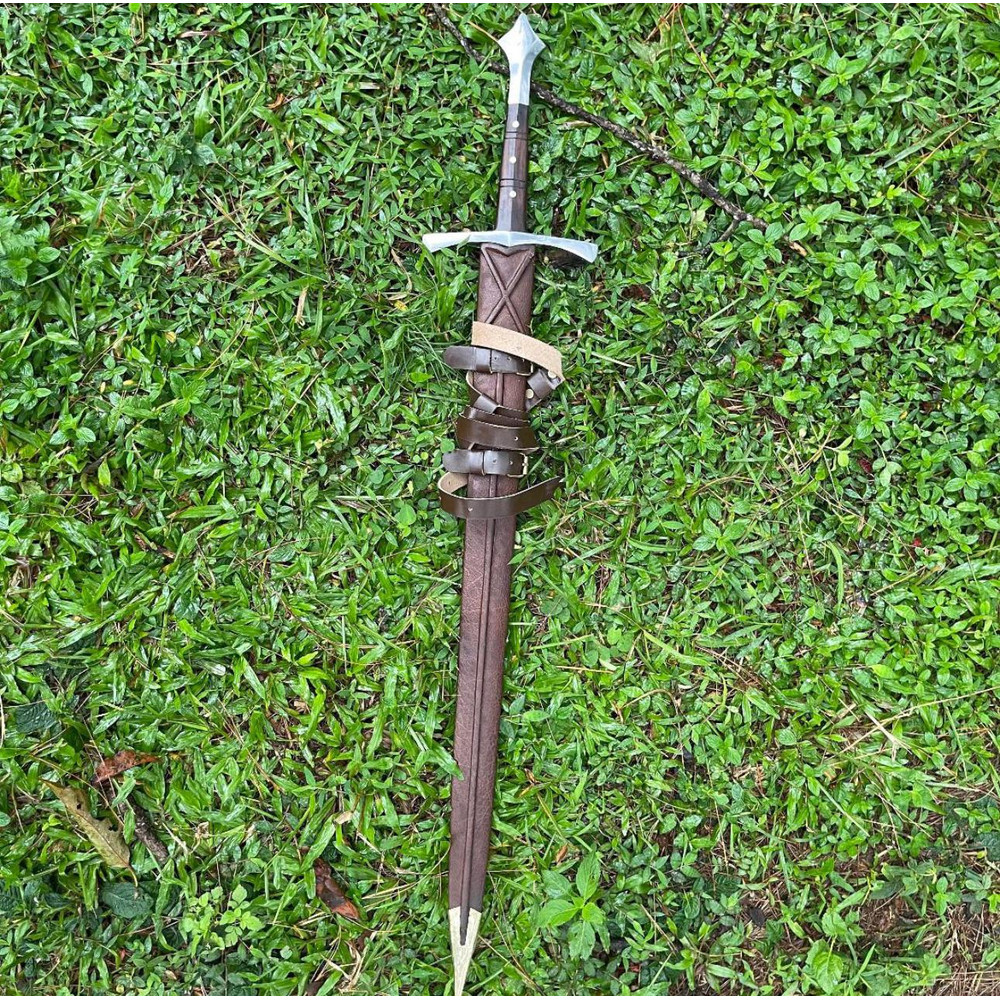 Great Viking Sword 29 Straight Long Sword 5160 Carbon Steel Sword Gifts For Him 5