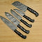 CUSTOM HANDMADE DAMASCUS Chef Knives Set Of 5 Pcs Damascus Chef Knife Damascus Kitchen Knives Christ