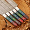 Handcrafted San Mai Damascus Chef Knife Set 5Piece near me