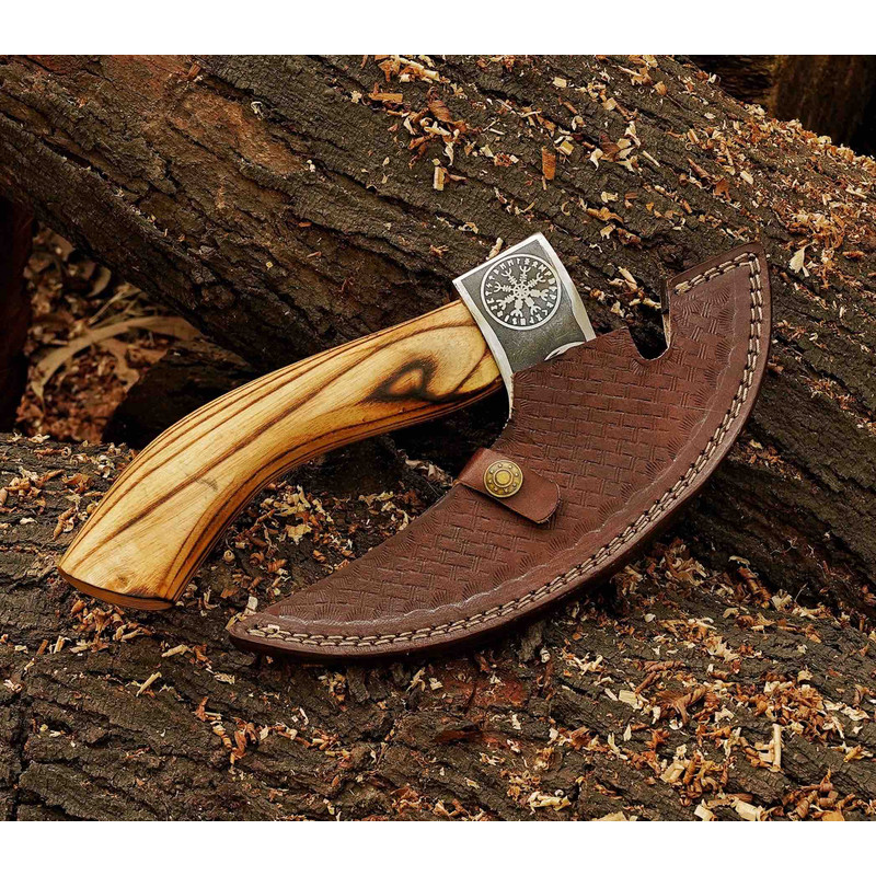 Crazy Viking Pizza Cutter Axe Original Custom Hand Forged Pizza Axe Handmade Gift For Best Man Best Birthday 2