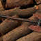 Handmade Viking DoubleHeaded Axe With Etched Carbon Steel And LeatherWrapped Oak Handle Expertly Cra