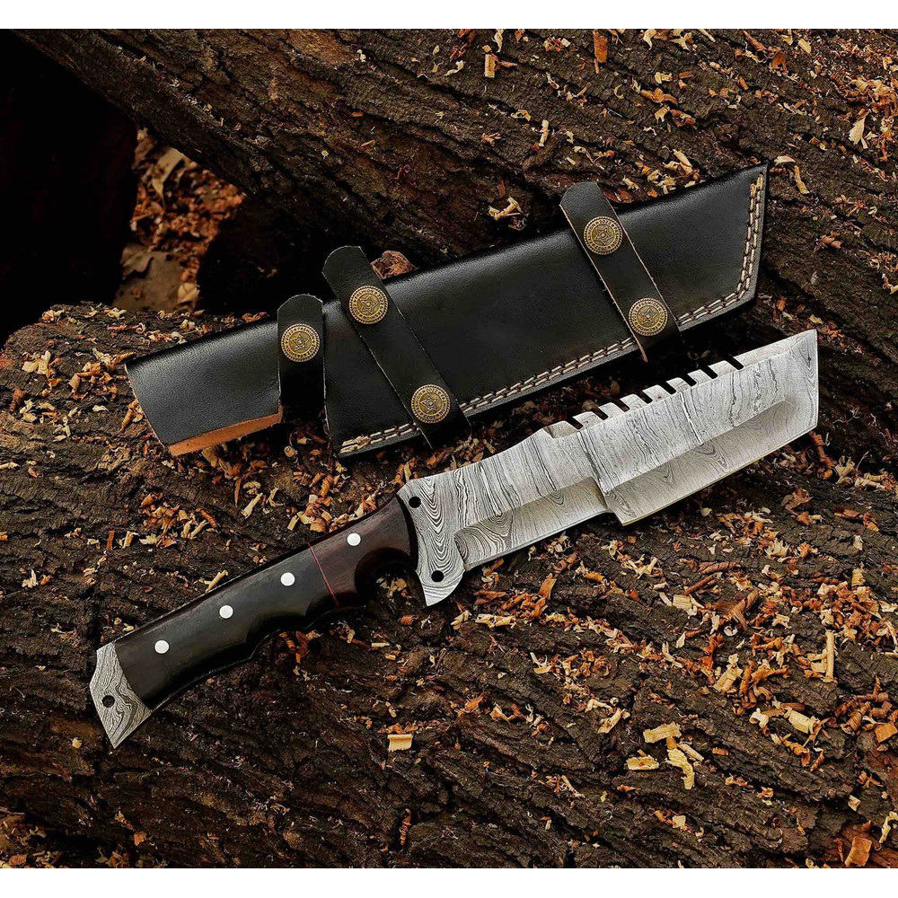 Damascus Tracker Knife Premium near me