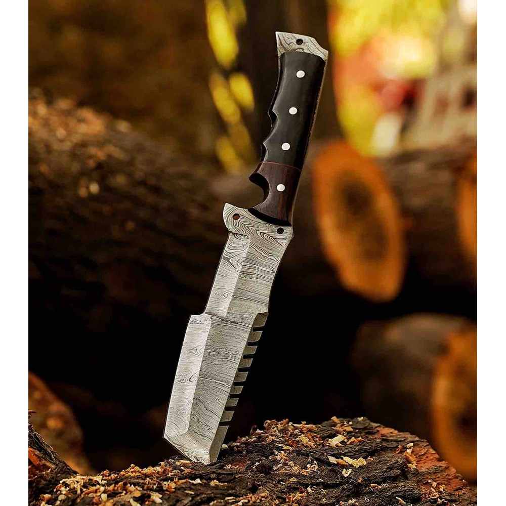 Damascus Tracker Knife Premium near me