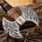Double Headed Viking Axe Bearded Axe Hand Forged Steel Double Blade Viking Axe Gift For Him Christmas Gift 4