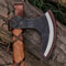 Viking Axe Bearded Axe Hand Forged Steel Double Blade Viking Axe