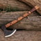 Viking Axe Bearded Axe Hand Forged Steel Double Blade Viking Axe Gift For Him Christmas Gift 5