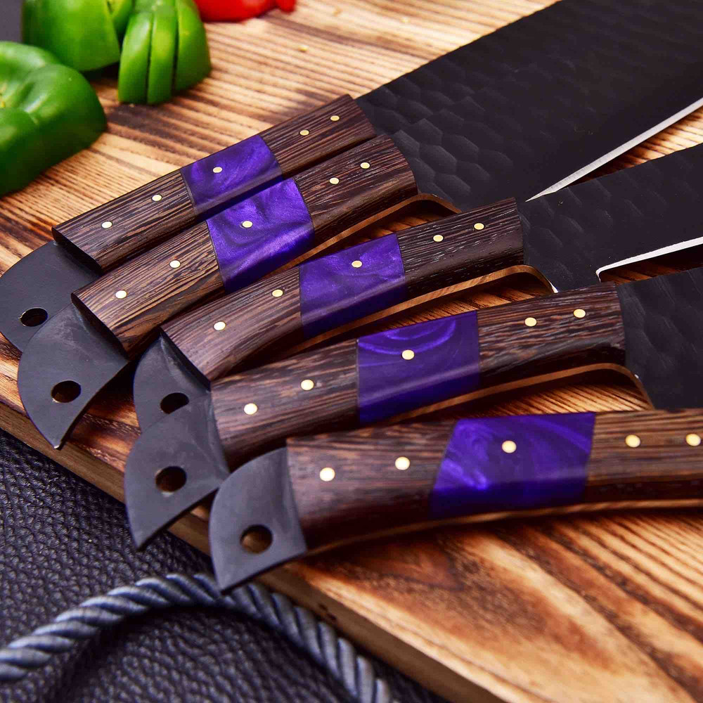 Forged Carbon Coated Steel Chef Set 5Pcs near me