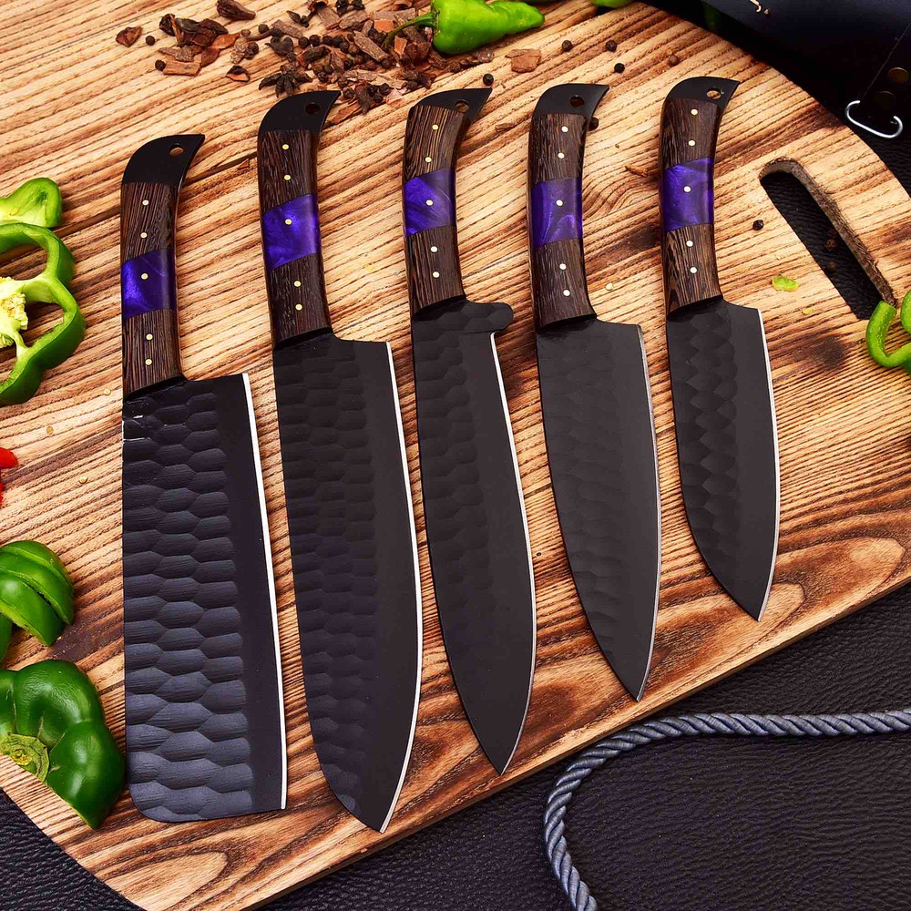 Forged Carbon Coated Steel Chef Set 5Pcs near me