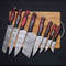Handmade Damascus Steel Chef Set Of 8Pc near me