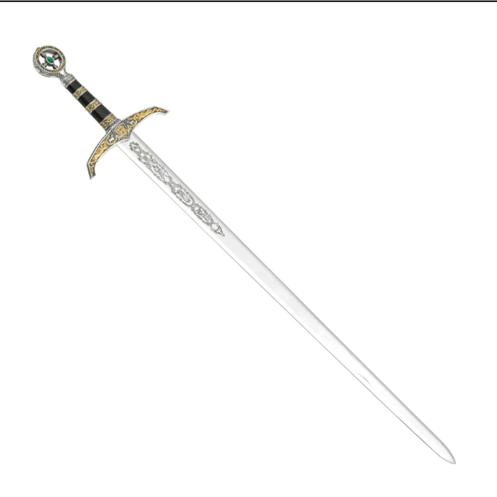 Legendary Robin Hood Sword 40 Inch Engraved Fantasy Blade Collector Display Piece 0