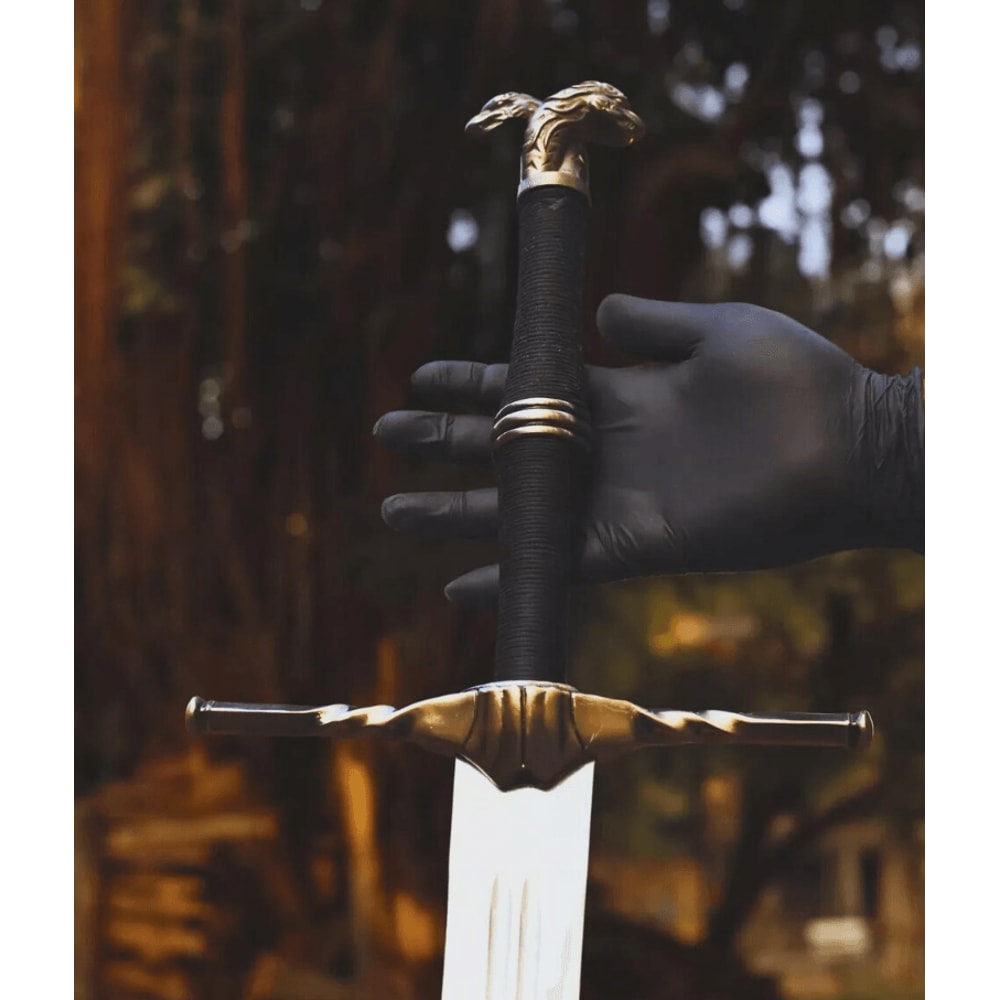 WitcherInspired Display Sword Handmade Feline Griffin Fantasy Decorative Collectible 1