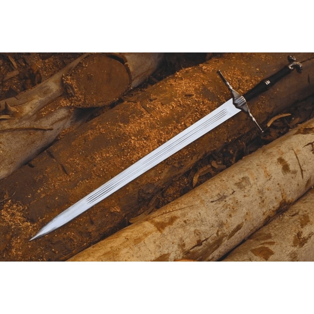 WitcherInspired Display Sword Handmade Feline Griffin Fantasy Decorative Collectible 0