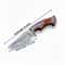 10 Handmade Damascus Steel Hunting Knife Rosewood Handle Fixed Blade For Camping Survival Example