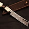 Handcrafted Damascus Knife Camping Hunting Fixed Blade Hunters And Campers 0
