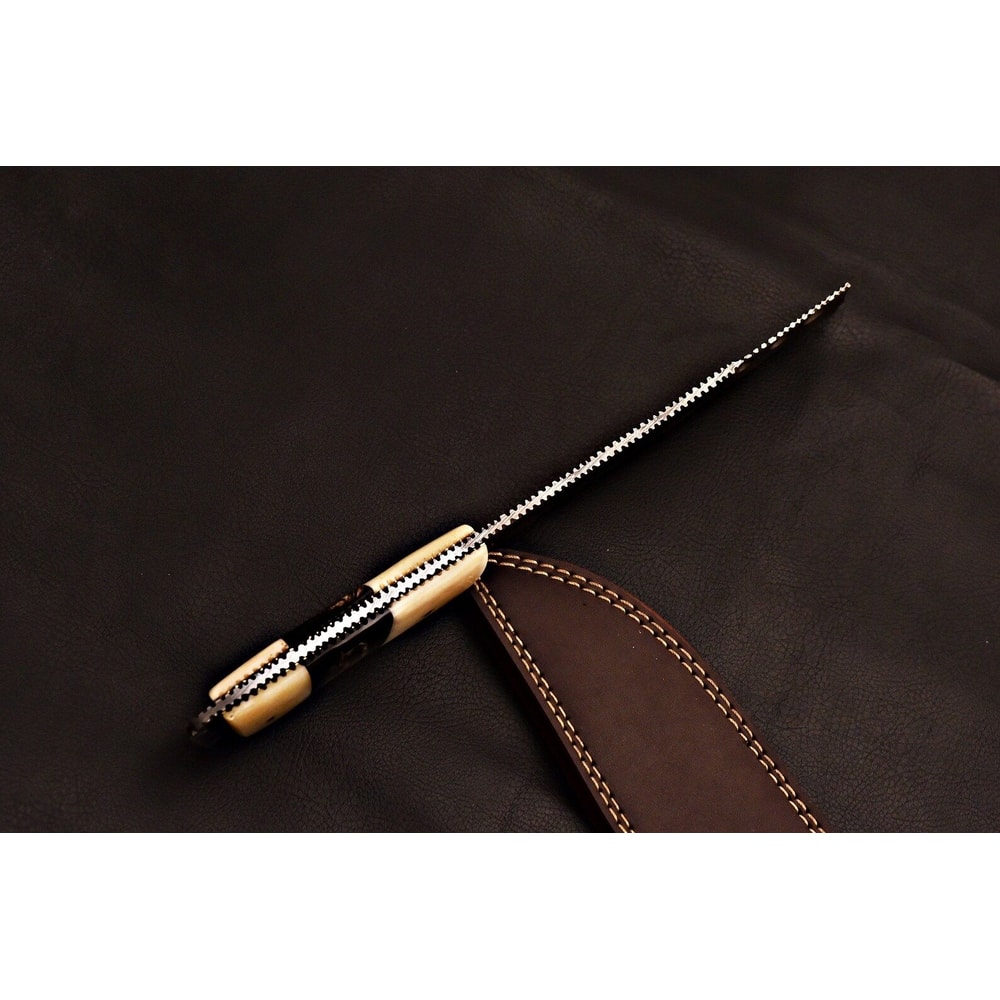 Handcrafted Damascus Knife Camping Hunting Fixed Blade Hunters And Campers 2