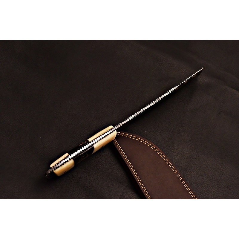 Handcrafted Damascus Knife Camping Hunting Fixed Blade Hunters And Campers 2