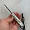 Mini Bushcraft Knife 1075 Carbon Steel Full Tang EDC Camping Knife Stag Horn Handle 2