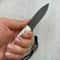 Mini Bushcraft Knife 1075 Carbon Steel Full Tang EDC Camping Knife Stag Horn Handle 6