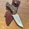 Hunting Knife N690 Steel Heavy Duty Camping Survival Knife Walnut Wood Handle 9
