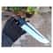 Handmade 5160 Steel Hunting Machete Knife Walnut Wood Outdoor Bush Blade 2