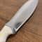 Hunting Knife 1075 Carbon Steel Fixed Blade Outdoor Camping Knife White Corian Handle 5